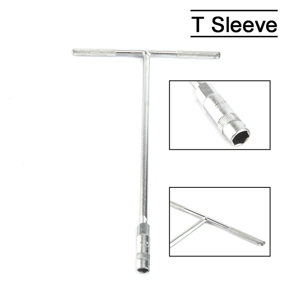 Multi-purpose T-bar Handle Socket Wrench Inner Hexagon Manual Repair Tool 8-14mm - Image 2 of 4