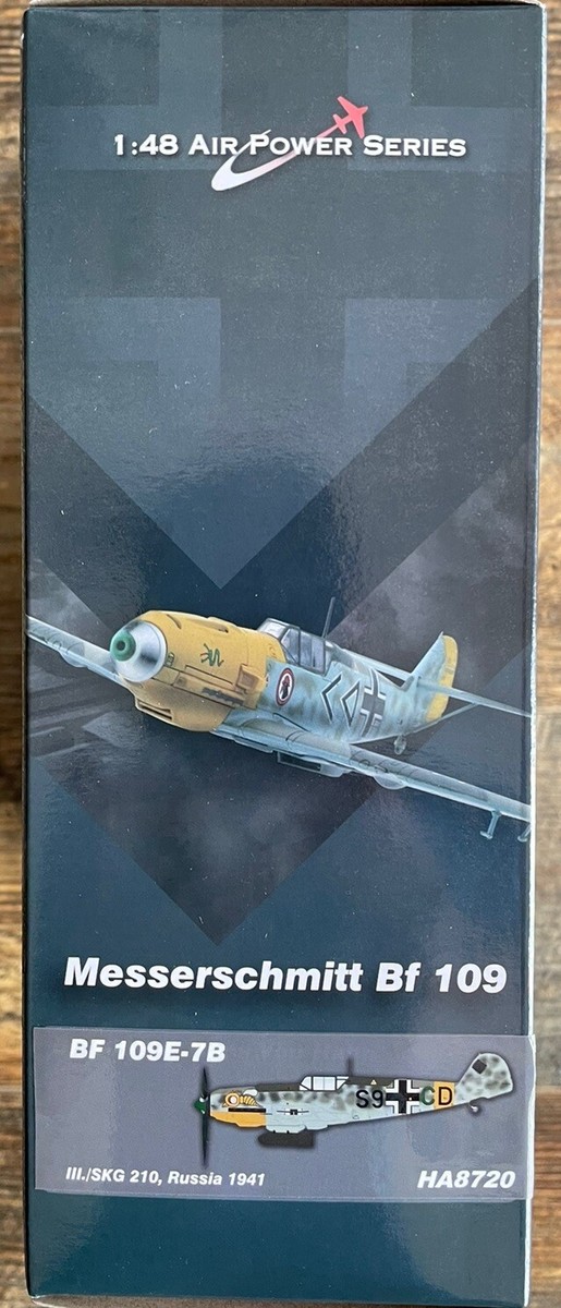 Modellino Aereo Hobby Master 1:48 Bf 109E, Aeronautica Militare Rumena 'Prestito Di Cesare Giallo 9', Diecast