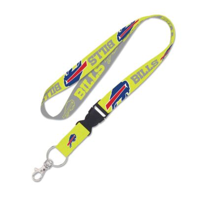 Wincraft Buffalo Bills NEON Lanyard w/detachable buckle 1''