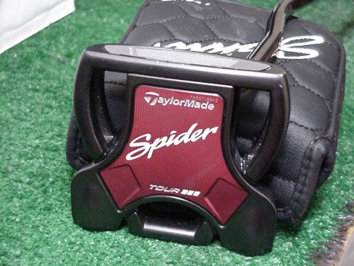 Taylor Made Spider Tour Black Lined Putter 35 Inch Pure Roll Insert