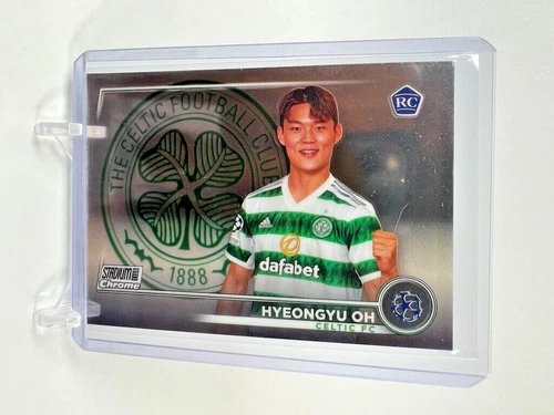 Hyeongyu Oh #91 2023 Topps Stadium Club Chrome UEFA Celtic FC Rookie RC