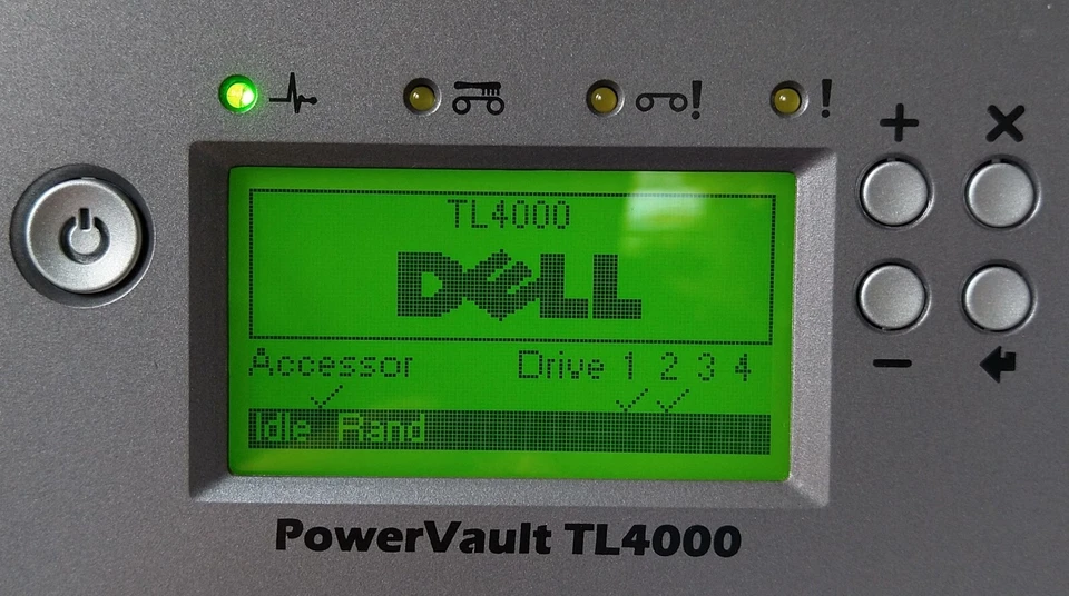 Dell PowerVault TL4000 48 Slot dual PSU Tape Library 2 x LTO 6 HH FC tape drives - Image 3 of 4