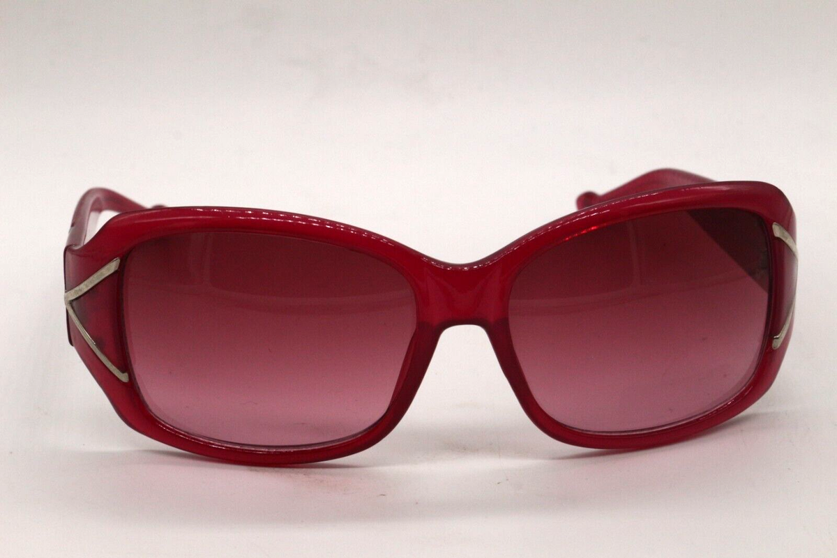 JESSICA SIMPSON J295 RAS RED PINK AUTHENTIC SUNGLASSES 59-17 | eBay