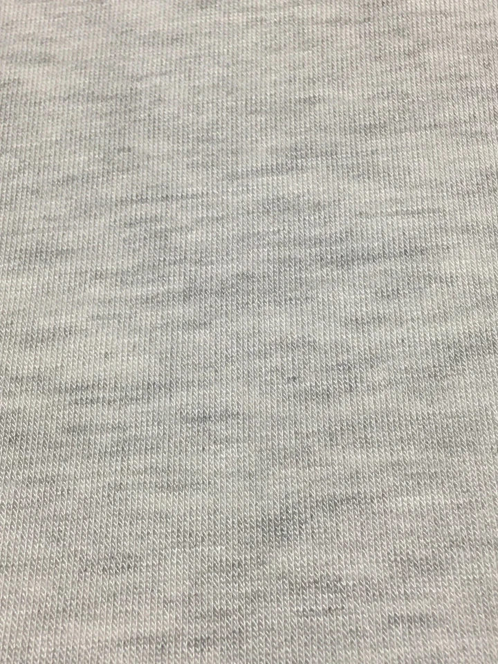 French terry Modal Spandex Knit Fabric Super Soft and full of drape Ash Gray - Image 2 of 4