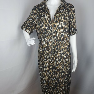animal print dress size 14