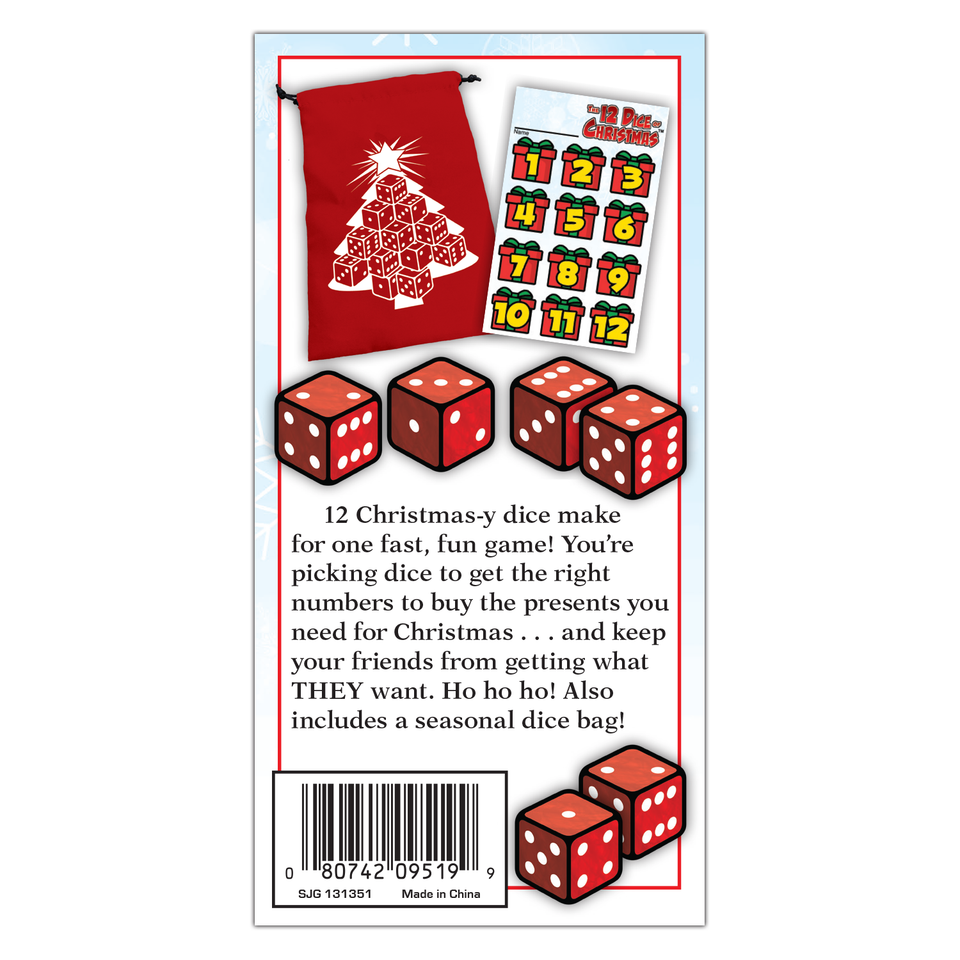 Steve Jackson Games - The 12 Dice Of Christmas - Würfelspiel Für 2-5 Spieler Ab 10 Jahren