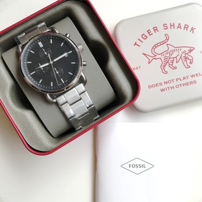 FS5399 The Commuter Chrono Black Dial 