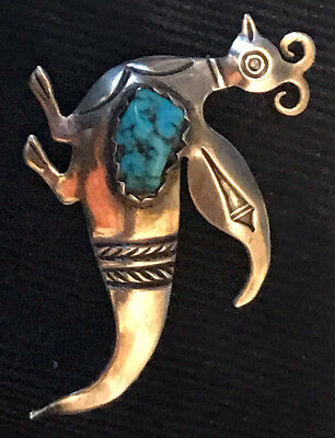 Kewa SD Pueblo Vidal Aragon, Signed Gamble's Quail Pin Lone Kewa SD Pueblo Vidal Aragon, Signed Gamble's Quail Pin Lone