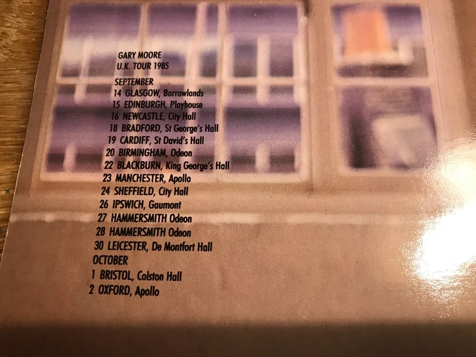 GARY MOORE "EMPTY ROOMS" 1985 2 X VINYL 7" SINGLE GATEFOLDED COVER UK 10 RECORDS - Image 4 of 4