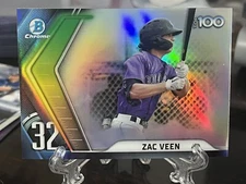 2022 Bowman Chrome Top 100 Zac Veen Rc #BTP-32