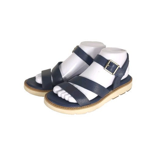 Timberland Women's Bailey Park US7,5 Blue Leather Ankle Strap