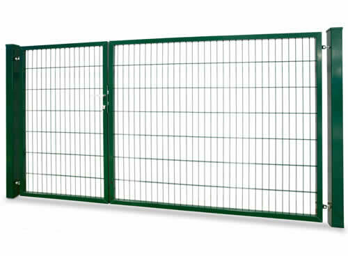 Gartentor Compact 2 flg. Rohrrahmentor H:200cm B:276cm grün Doppelstab Tor - Bild 1 von 12
