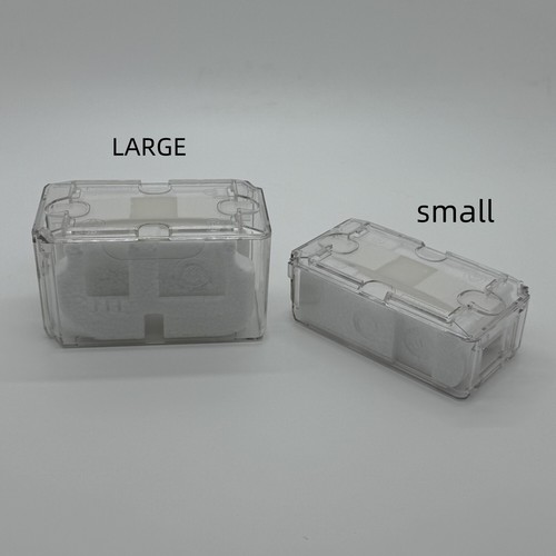 GRANDE Reloj Rolex Ataúd Plástico Transparente Caja Reloj Viaje Almacenamiento - Imagen 8 de 9