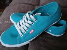 Helly Hanson TURQUOISE Low Rise Canvas Sneake...