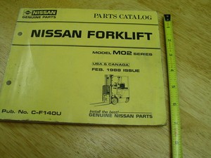 Nissan forklift parts catalog
