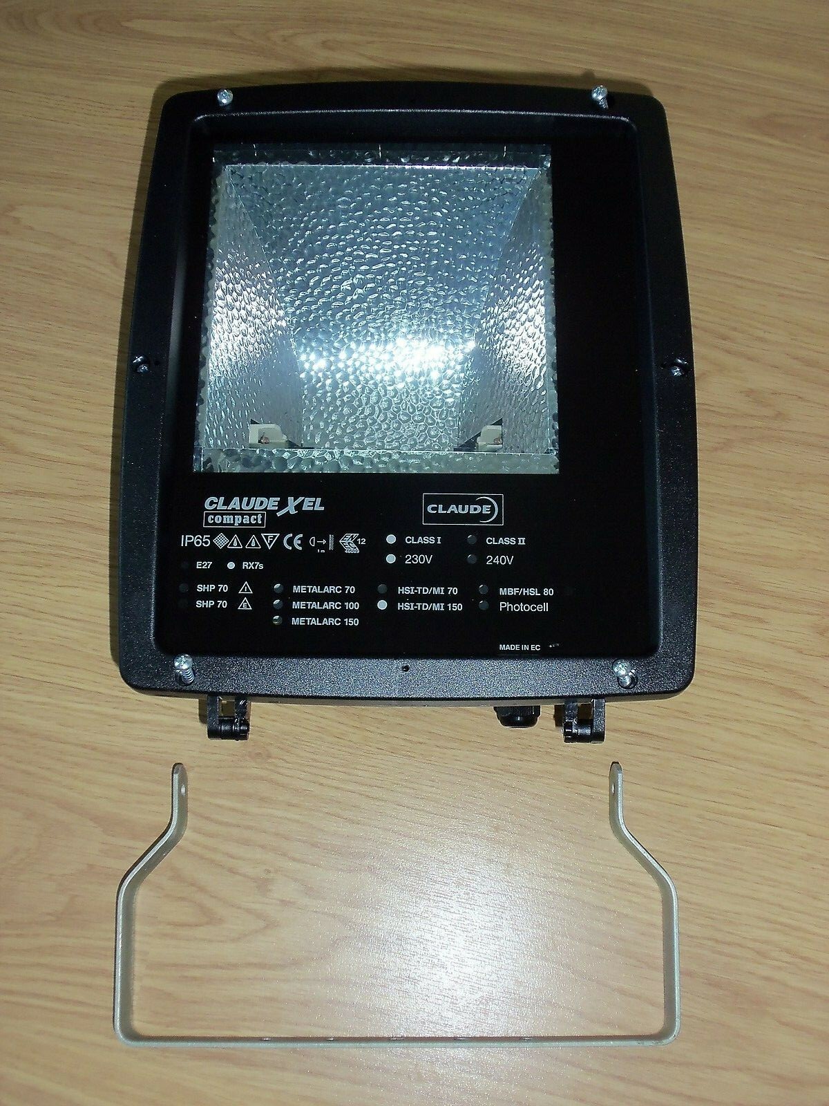 Projecteur HSI-TD 150W Claude metalarc étanche à large faisceau floodlight pour façade