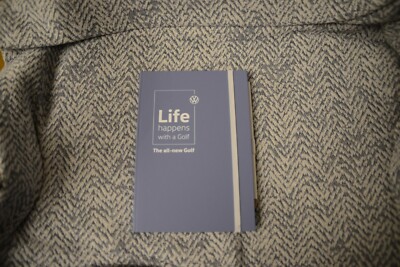 Moleskine Notizbuch original VW  Golf mit Bleistift Geschenk