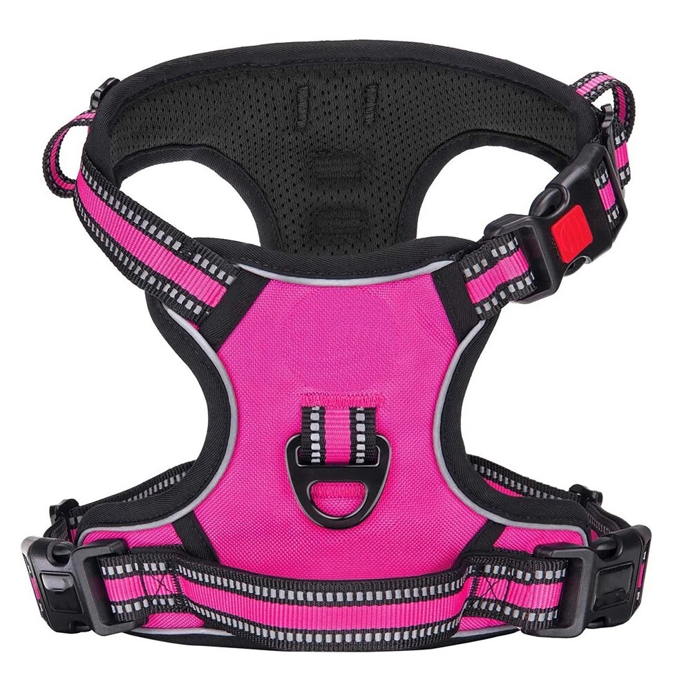 Dog Harness No-Pull Pet Harness Adjustable Outdoor Pet Vest reflection