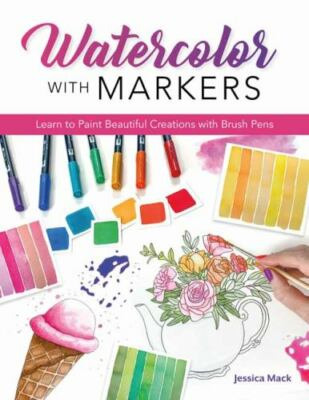 #ad Watercolor with Markers: Learn to Paint Beautiful Creations with Brush Pens USE $17.14