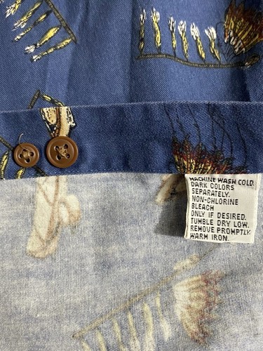 Vintage Ralph Lauren Chaps Men’s Shirt Size Adult XXL 2XL Sail Boat Button Down - Picture 15 of 16
