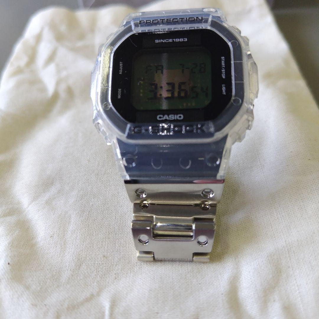 New CASIO G-SHOCK DWE-5640RX-7JR 40th Anniversary Clear New CASIO G-SHOCK DWE-5640RX-7JR 40th Anniversary Clear