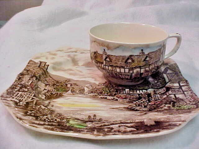 Johnson bros Olde English Countryside ！ Amazon.com | Johnson Bros OLDE ENGLISH COUNTRYSIDE BROWN/MULTI