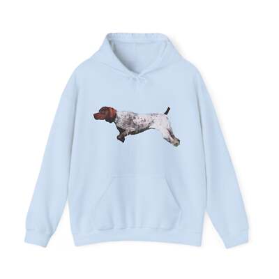 German Shorthaired Pointer 'On Point' Unisex 50/50 Hooded Sweatshirt