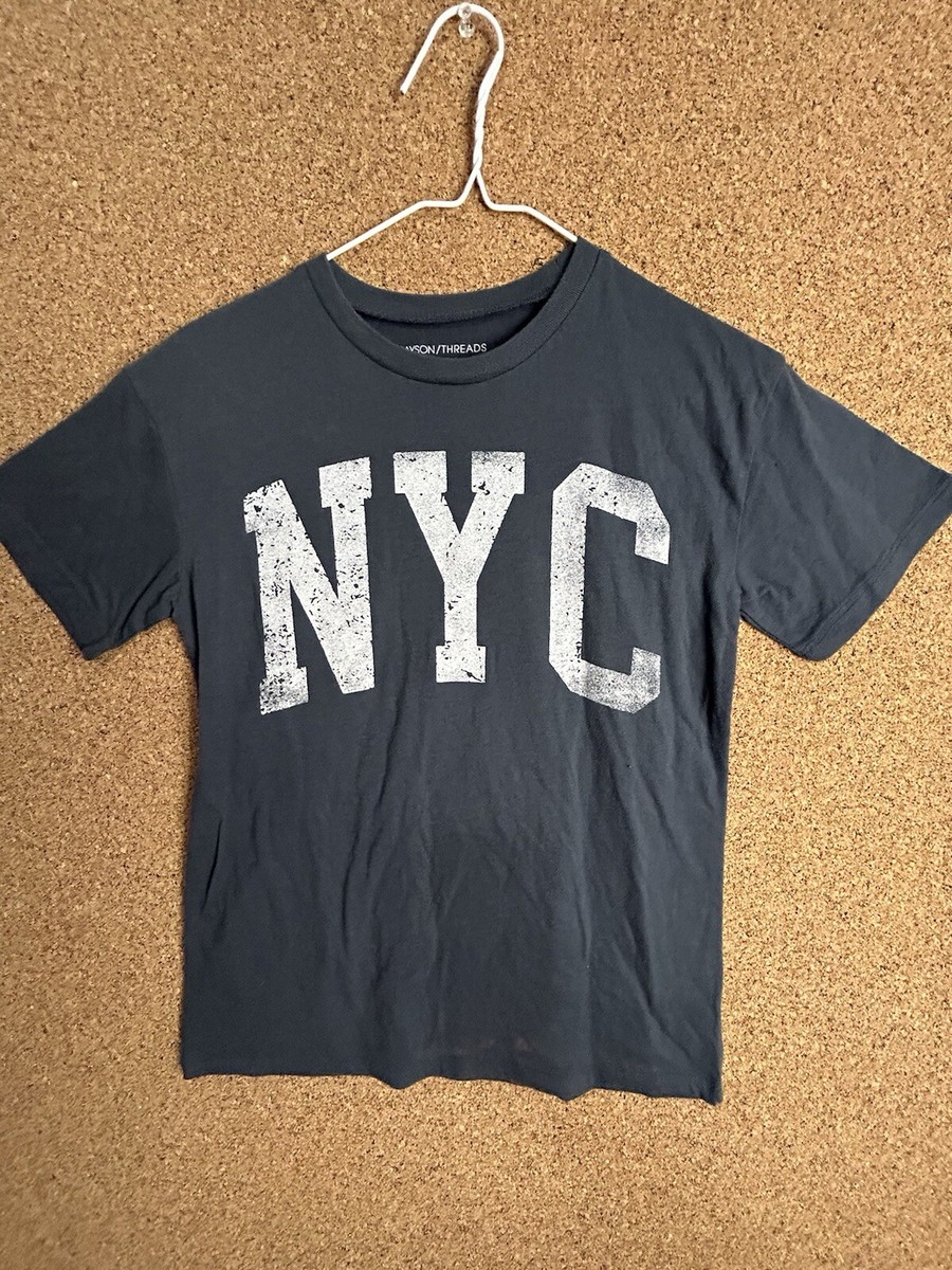 Grayson Threads NYC Graphic Tee Women's Small Gray Casual