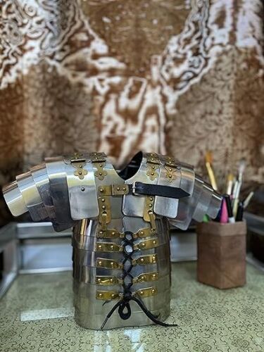 Roman Lorica Segmentata Suit of Armour Soldier Military Body Armor Small SHOWPIE - Picture 7 of 13