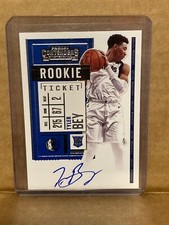Tyler Bey 2020-21 Panini Contenders Basketball Rookie Ticket Auto RC #138