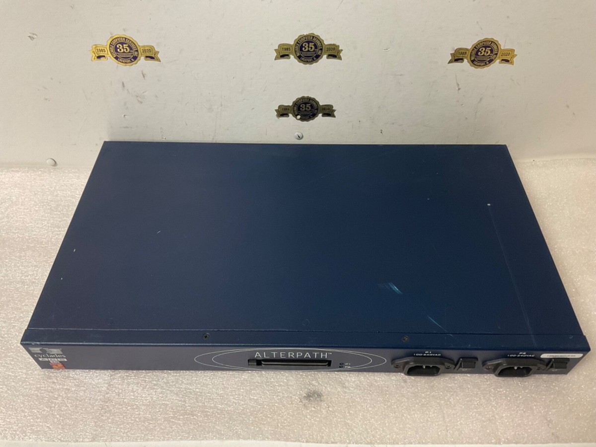 Serveur de console sécurisée 32 ports avec 2 ports consoles. Double a