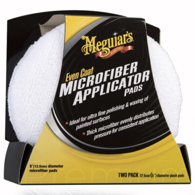 Meguiars - Even Coat Microfiber Applicator Pads Politurschwamm Schwamm 2 Pack