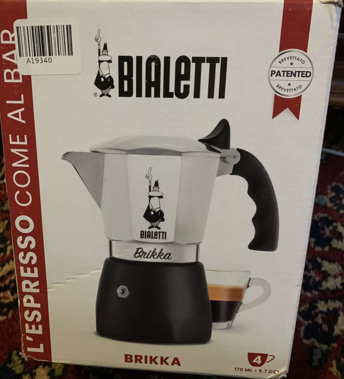 Bialetti - New Brikka Moka Pot the Only 
