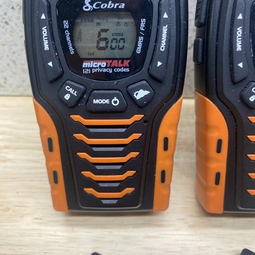 Cobra MicroTalk 35-Mile Range 2-Way Radio Rugged 22 Channels Walkie Talkie Weath - Picture 6 of 10