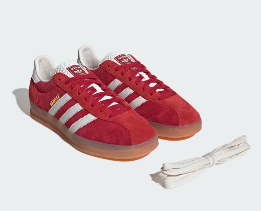 adidas Originals GAZELLE INDOOR PRO MEN'S SHOES JH5431 RED Core