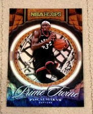 2020-21 Panini NBA Hoops #22 Pascal Siakam Prime Twine Holofoil Insert - Toronto