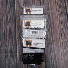 3 PACK - American Eagle NEW Mens Small Boxer Briefs Gray