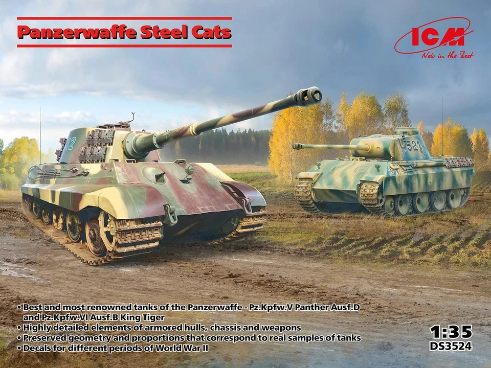 ICM 1/35 PANZERWAFFE STEEL CATS - Immagine 3 di 3