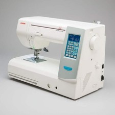 JANOME Memory Craft 8200QCP Special Edition Sewing Machine White