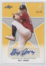 2020 Leaf Perfect Game National Showcase Yellow 23/25 Sky Jones #BA-SJ1 Auto 1u6