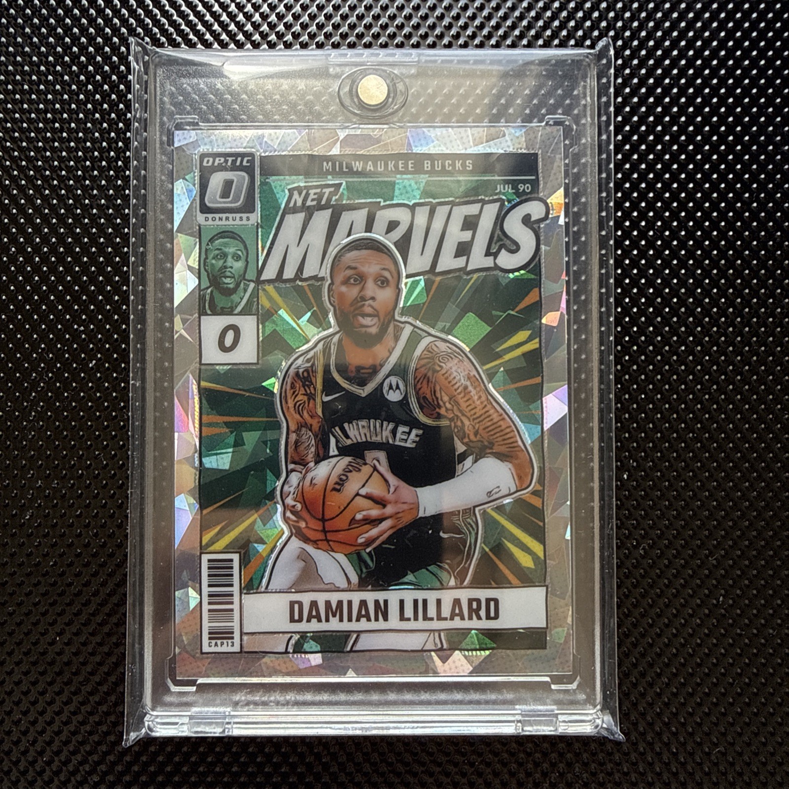 2024-25 Panini Donruss Optic - Net Marvels Damian Lillard Cracked Ice Prizm /25