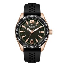 Kenneth Cole Reaction Men's Watch With Black Silicone Strap KRWGM7004901