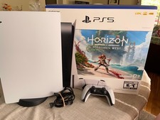Sony PS5 Blu-Ray Edition Console Horizon Forbidden West Bundle - White