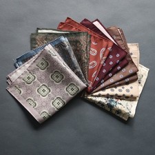Men's Paisley Square Pocket Vintage Handkerchief Chest Business Suit Accessories