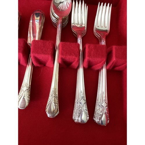 AVALON CABIN Wm Rogers Silverplate 100-teiliges Set Original Rogers mit Box - Bild 3 von 6