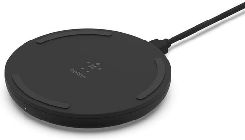 Belkin BoostCharge Wireless Charging Pad 10W (Qi-Certified Fast Wireless Charger - 第 3/4 張圖片