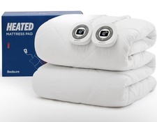 Bedsure Heated Mattress Pad Bed Warmer w/ Memory  Preheat King, 78"x80" NOB