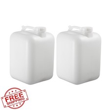 FastRack 5 Gal Hedpak with Cap White Water Container 2 Pack