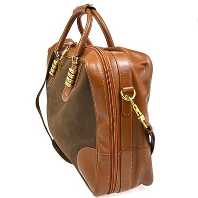 LOEWE LOGO Velazquez Travel 2Way Shoulder Hand bag Suede Leather