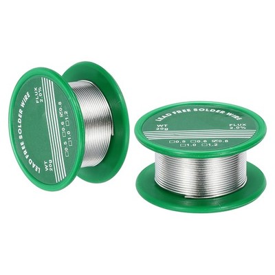 2pcs Rosin Core Solder, 20g Tin Solder Wire Flux Core Solder 0.8mm